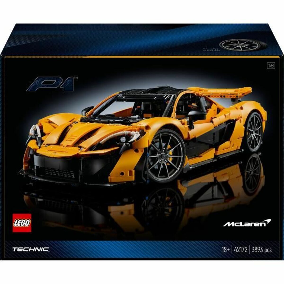 Set di Costruzioni Lego Technic 42172 McLaren P1 3893 Pezzi